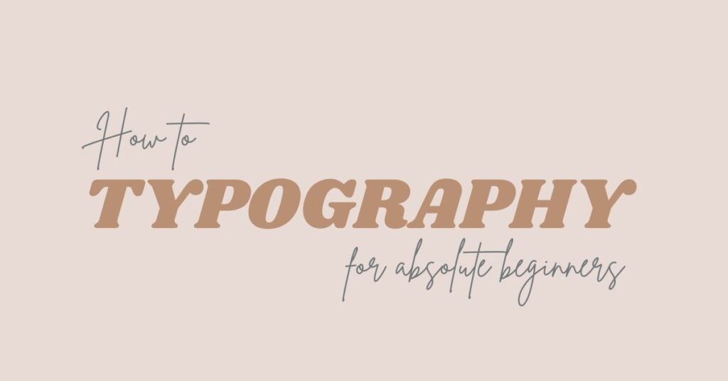 use of typography in blog featured image design